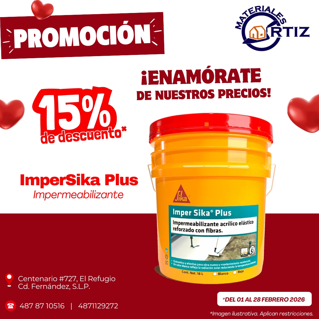15% DE DESCUENTO IMPERMEABILIZANTE IMPERSIKA PLUS